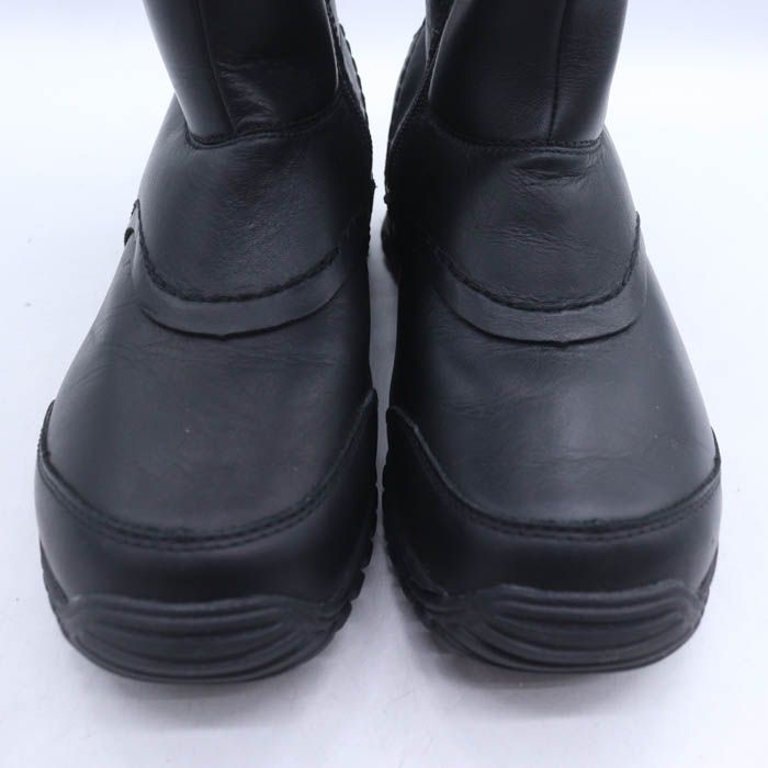 アグ MIKO ロングブーツ 防水 レザー ボア ビブラムソール 防寒 ブランド 靴 黒 レディース ブラック UGG