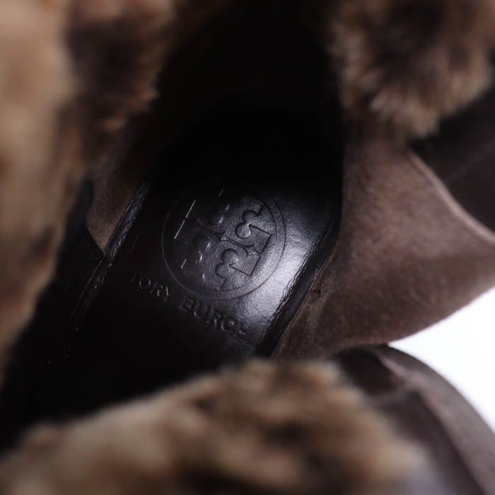  トリーバーチ ロングブーツ 本革 レザー シューズ ブランド 靴 レディース 5 Mサイズ カーキ×ブラウン Tory Burch その他 ブーツ