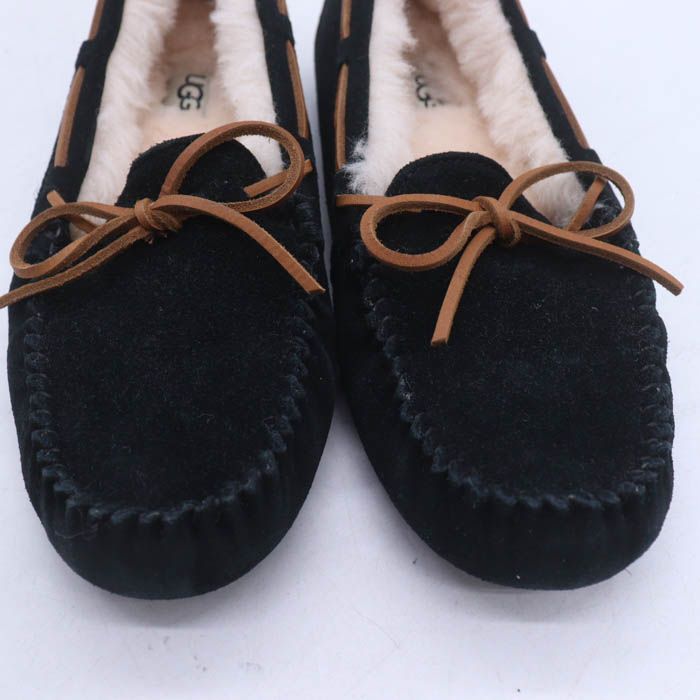 アグ ダコタ モカシン スリッポン ボア シューズ ブランド 靴 黒 レディース ブラック UGG