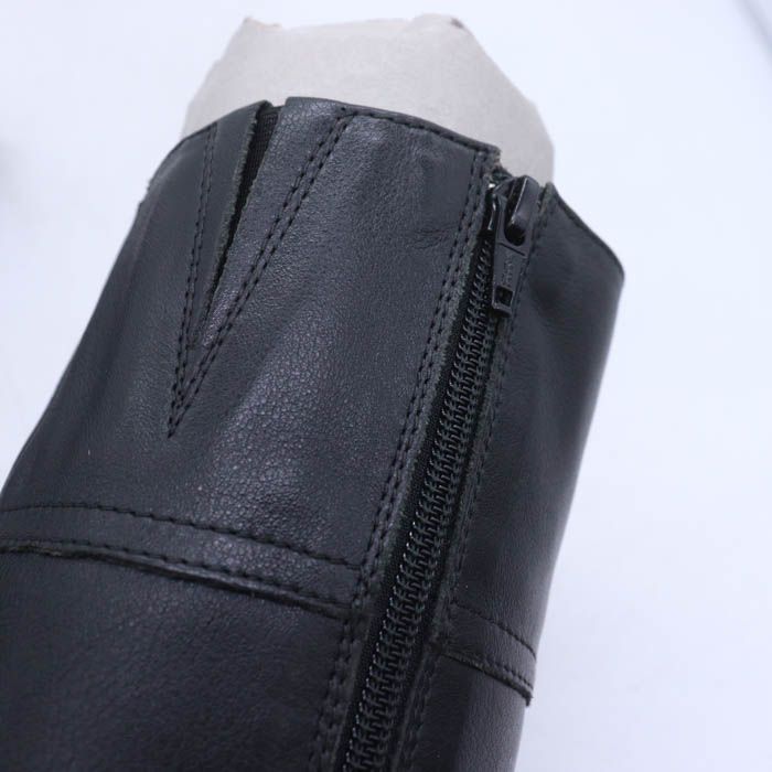  あしながおじさん ロングブーツ レザー シューズ ブランド 靴 黒 レディース 22. ブラック ashinaga-ojisan その他 ブーツ