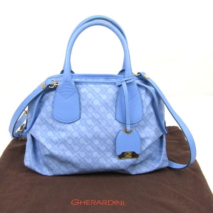 【新品】GHERARDINI ショルダーバッグ ブルー GHERARDINI 並行輸入 ゲラルディーニ ショルダーバッグ ソフティ
