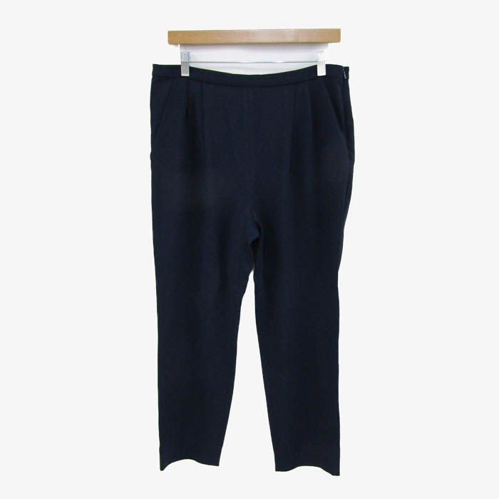 マックスマーラ テーパードパンツ ボトムス スラックス レディース 44サイズ 濃紺 MAX MARA