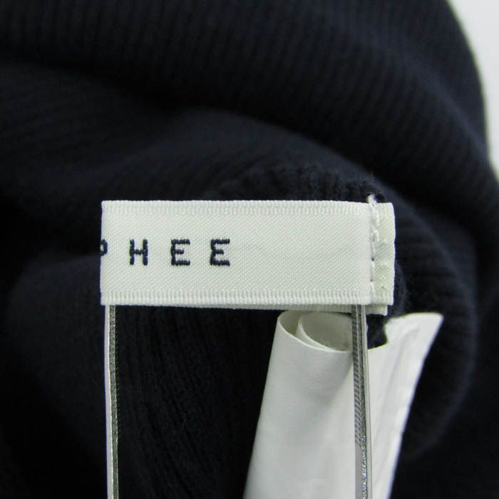 マカフィー ロングカーディガン トップス 半袖 リブニット トゥモローランド レディース Sサイズ ネイビー MACPHEE GINKGOPHARMACY_COM