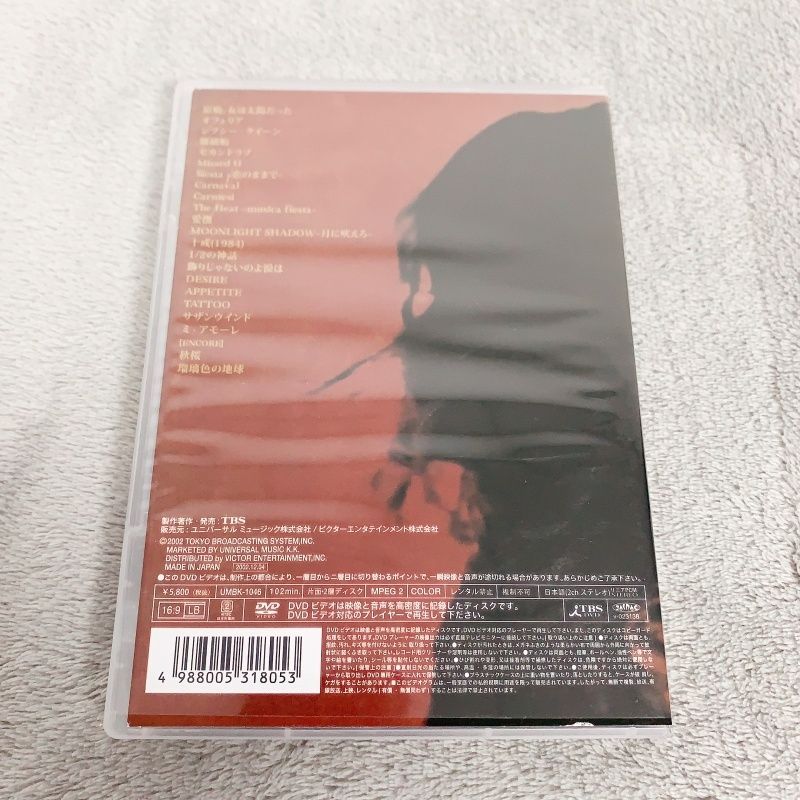 中森明菜 FIESTA TOUR 2002 DVD - メルカリ