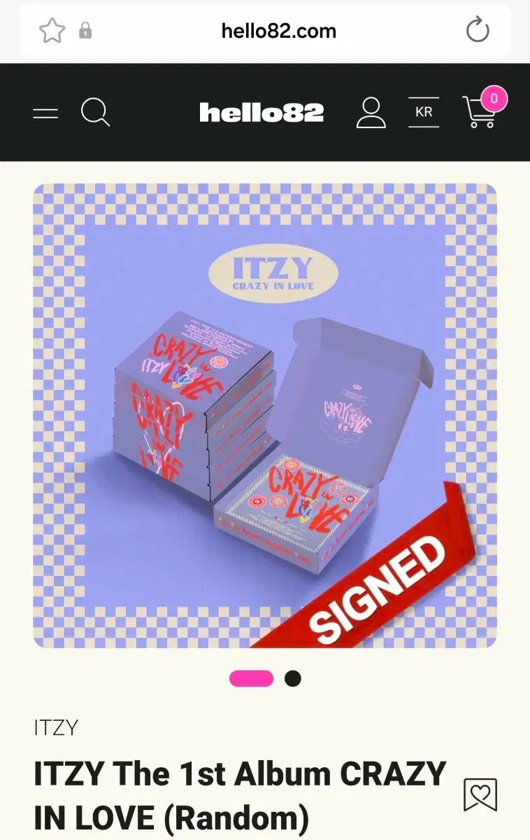 itzy リア tunnel vision 直筆サイン入りチェキ ポラロイド itzy