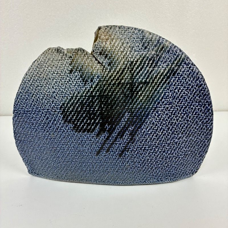 一の瀬焼 丸田窯元 塩釉布目扁壺 丸田巧 花器 花瓶 陶器 - メルカリ