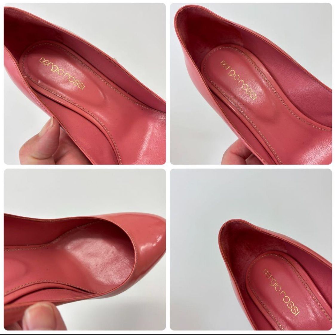 Sergio Rossi セルジオロッシ ヒール パンプス ピンク 36 1/2 706