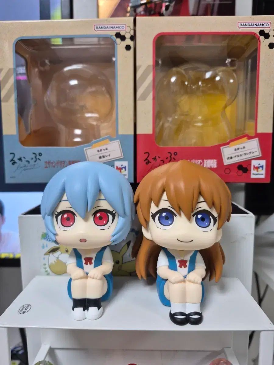 バンダイ エヴァンゲリオン るかっぷ アスカ レイ フィギュア