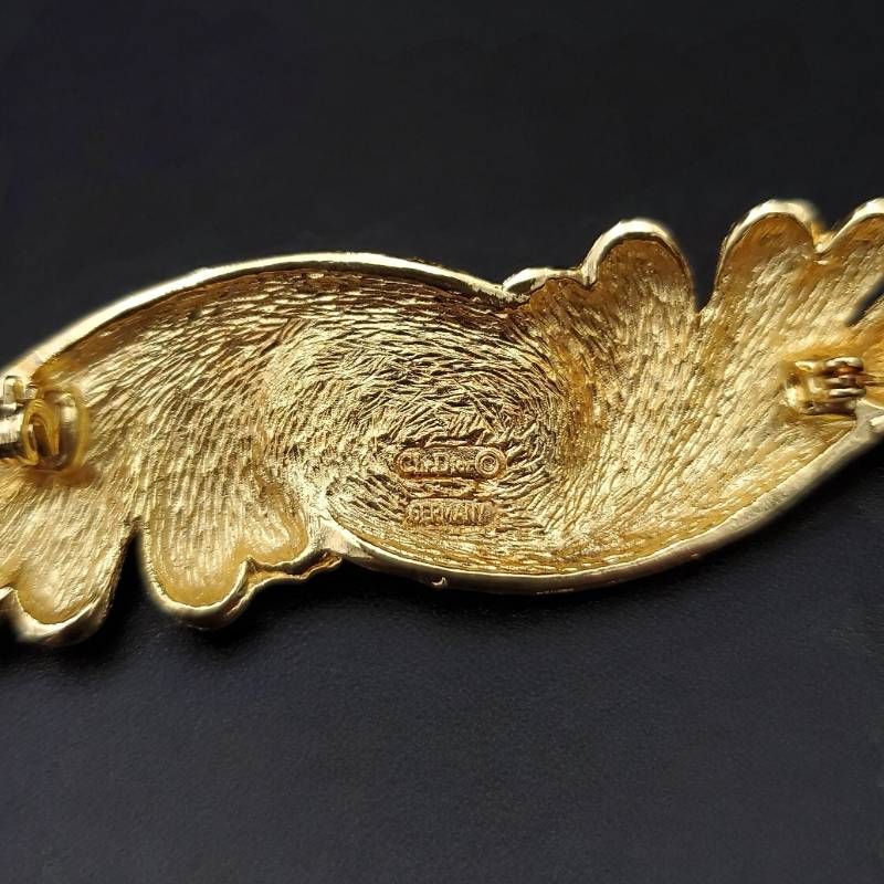 美品 Christian Dior クリスチャンディオール ブローチ フェイクパール