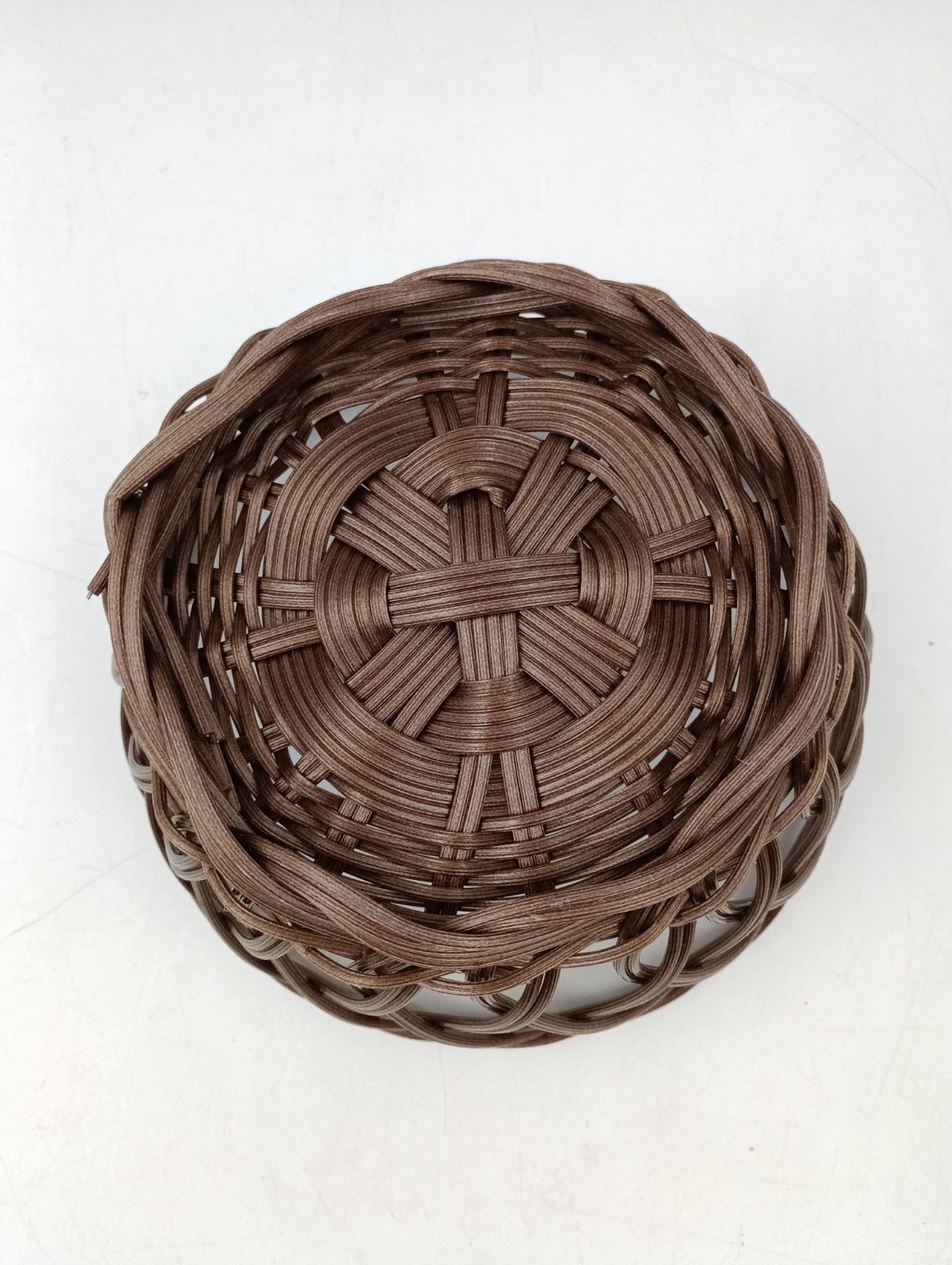 K-1735】沖縄本部 やんばるわらび細工 かご 25cm - メルカリ