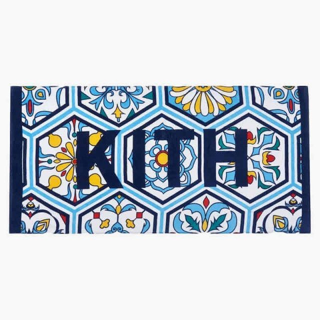 KITH TILE TOWEL-MULTI キス ビーチタオル 南堀江店