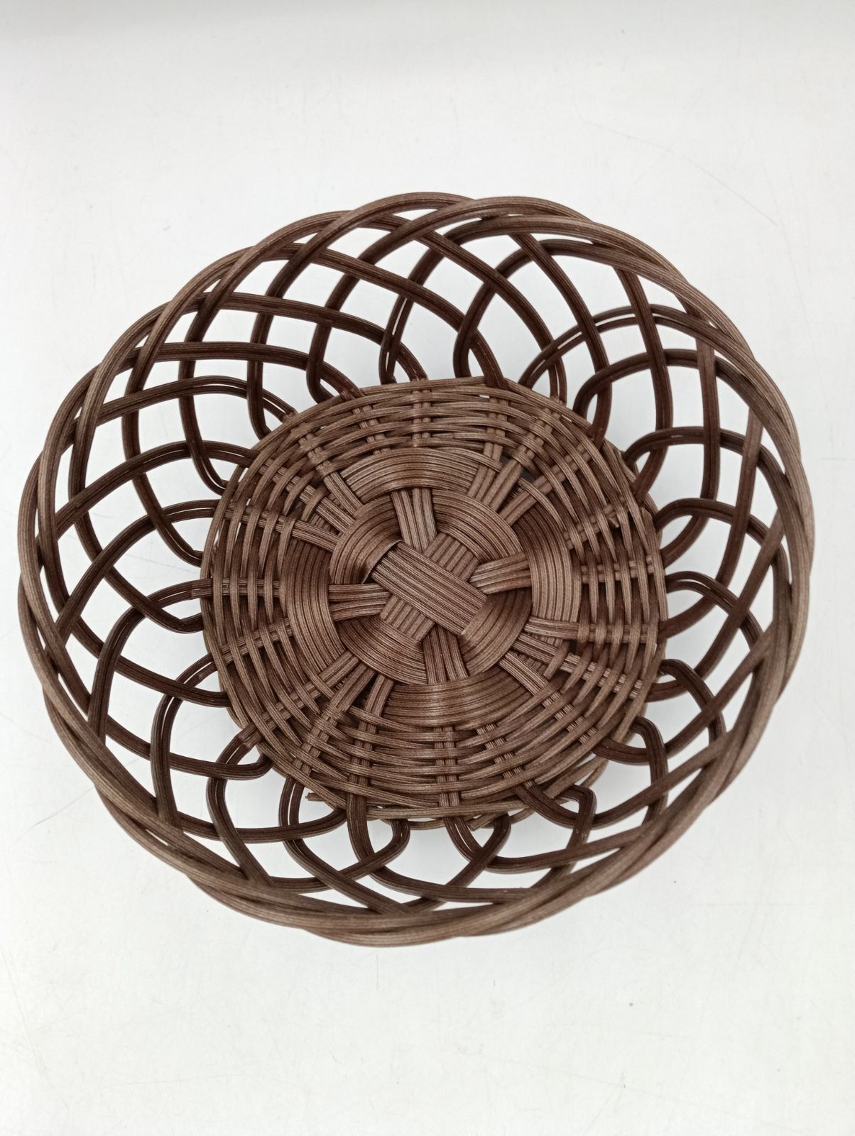 K-1735】沖縄本部 やんばるわらび細工 かご 25cm - メルカリ