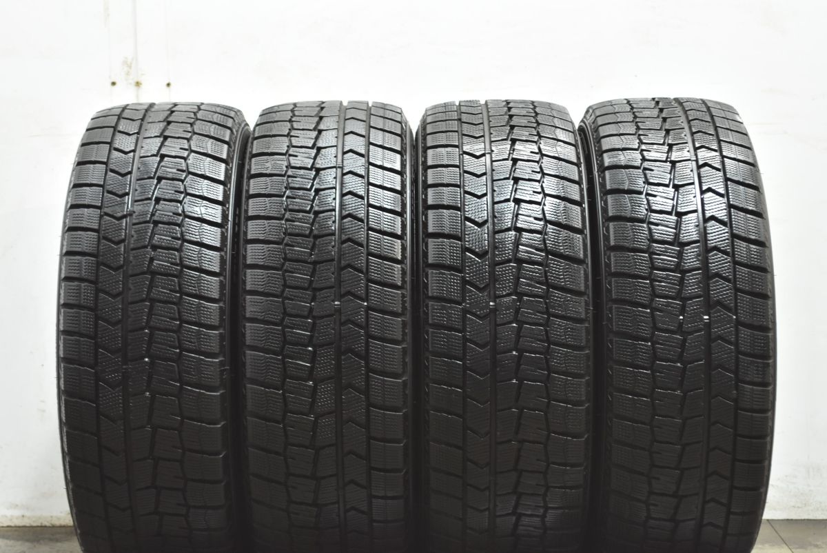 バリ溝 スタッドレス】ZACK 17in 7J +38 PCD114.3 ダンロップ