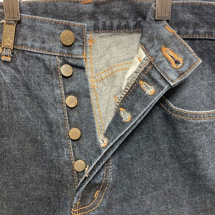 ☆KENZO JEANS ケンゾー ジーンズ 北斎タグ ボタンフライ テーパード