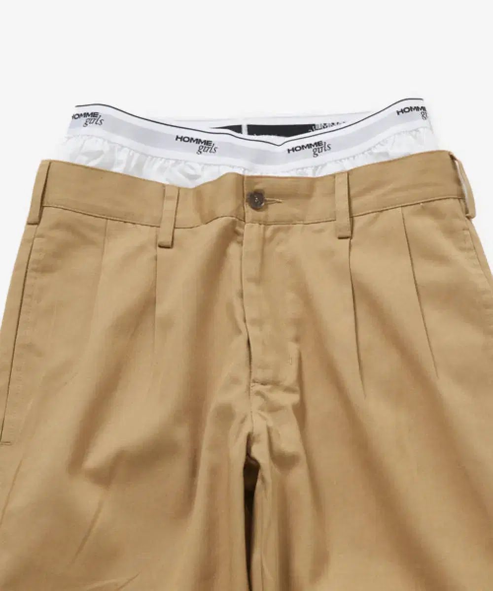 ベージュ レイヤード