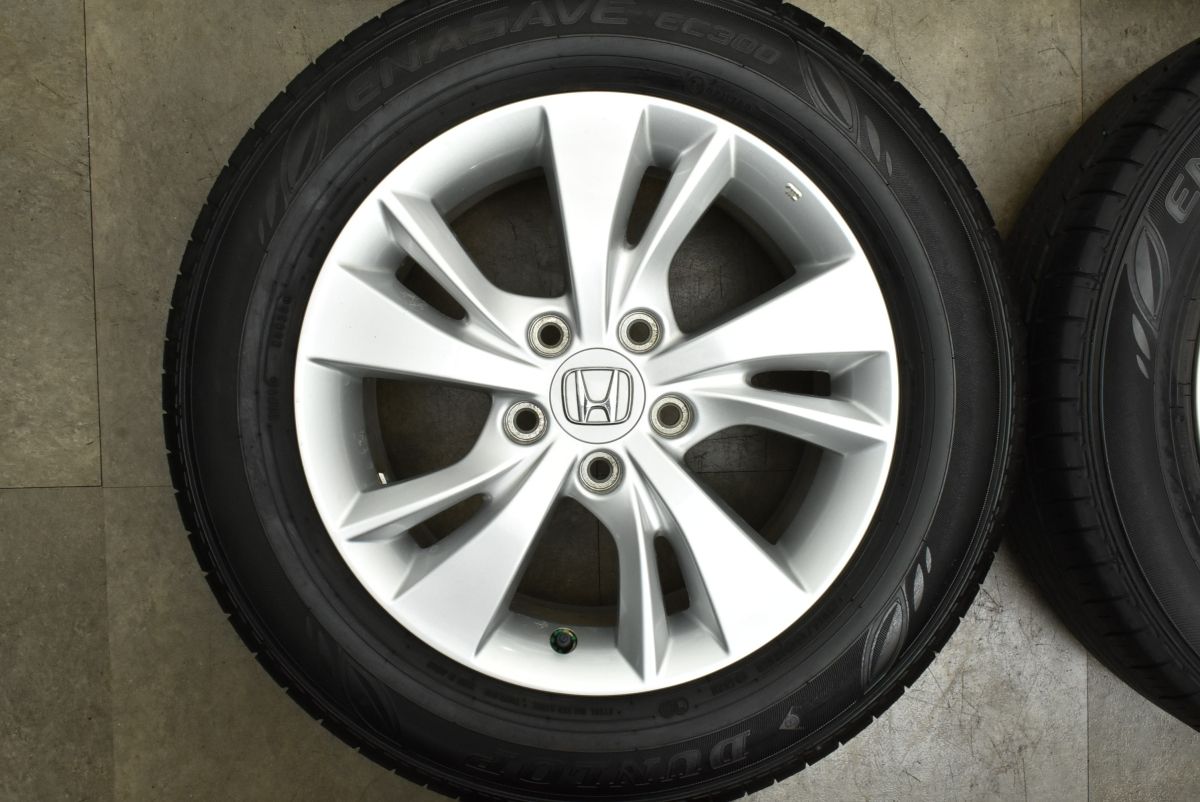 程度良好品 ホンダ RU ヴェゼル 16 in 7 J 55 PCD 114 3 ダンロップ エナセーブ EC 300 215 60 R WR V オデッセイ ノーマル戻し