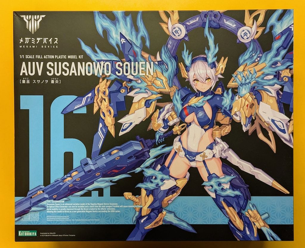 コトブキヤ メガミデバイス 皇巫 スサノヲ 蒼炎