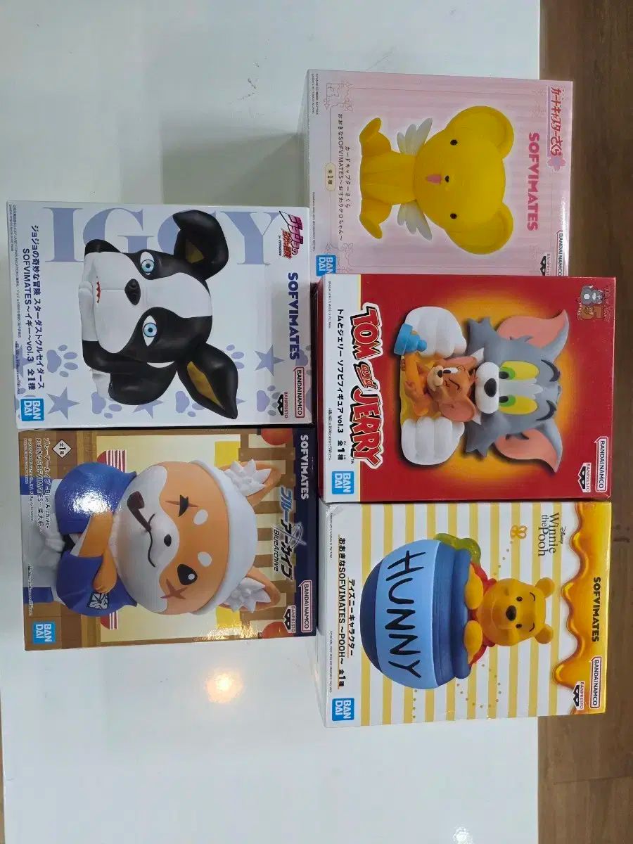 バンダイ ソフトビニールメイト フィギュア 5種セット イーヨー クマのプーさん