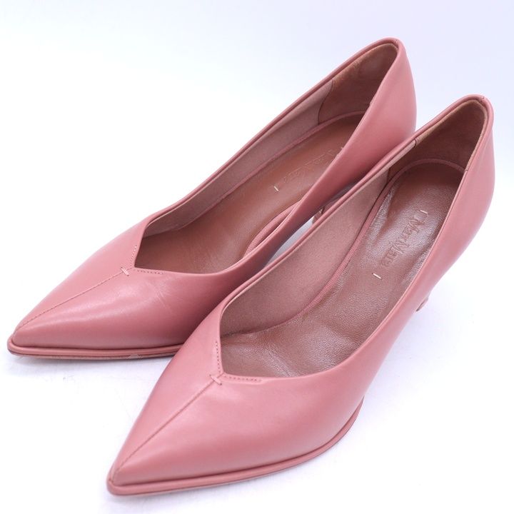 マックスマーラ パンプス ポインテッドトゥ ブランド シューズ 靴 イタリア製 レディース ピンク MAX MARA