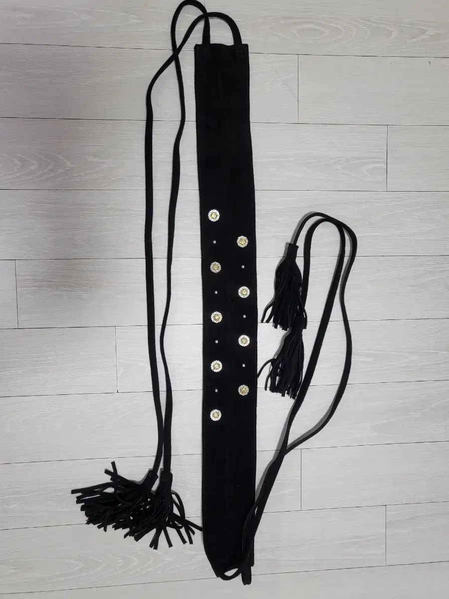 ブランド リアル スウェード タッセル ベルト