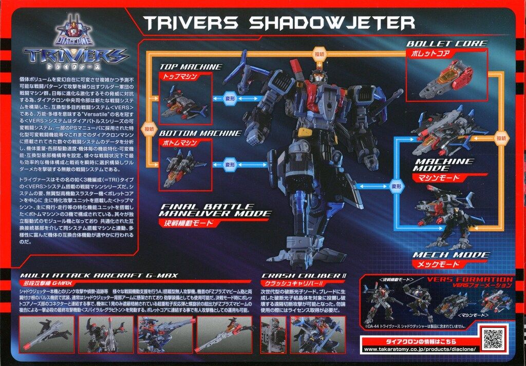 タカラトミー トライヴァース シャドウジェッター DA 46