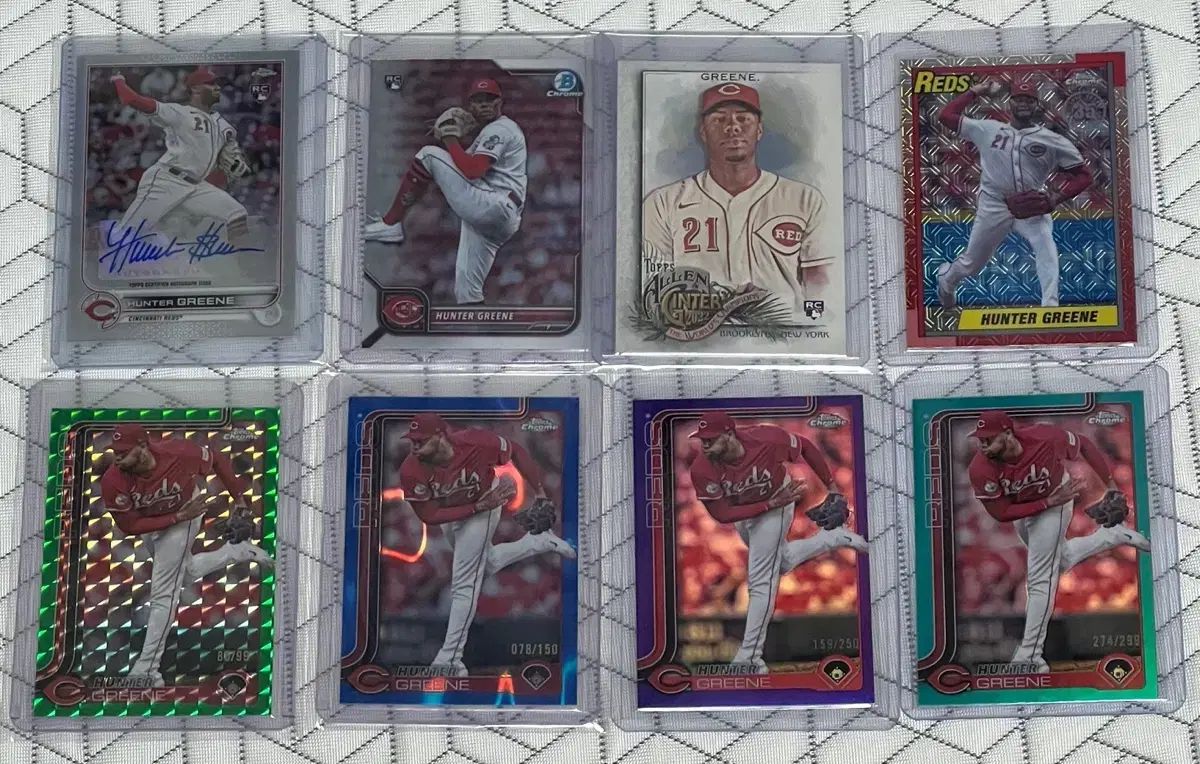 MLB シンシナティ HUNTER グリーン ルーキー オート 含む 랏