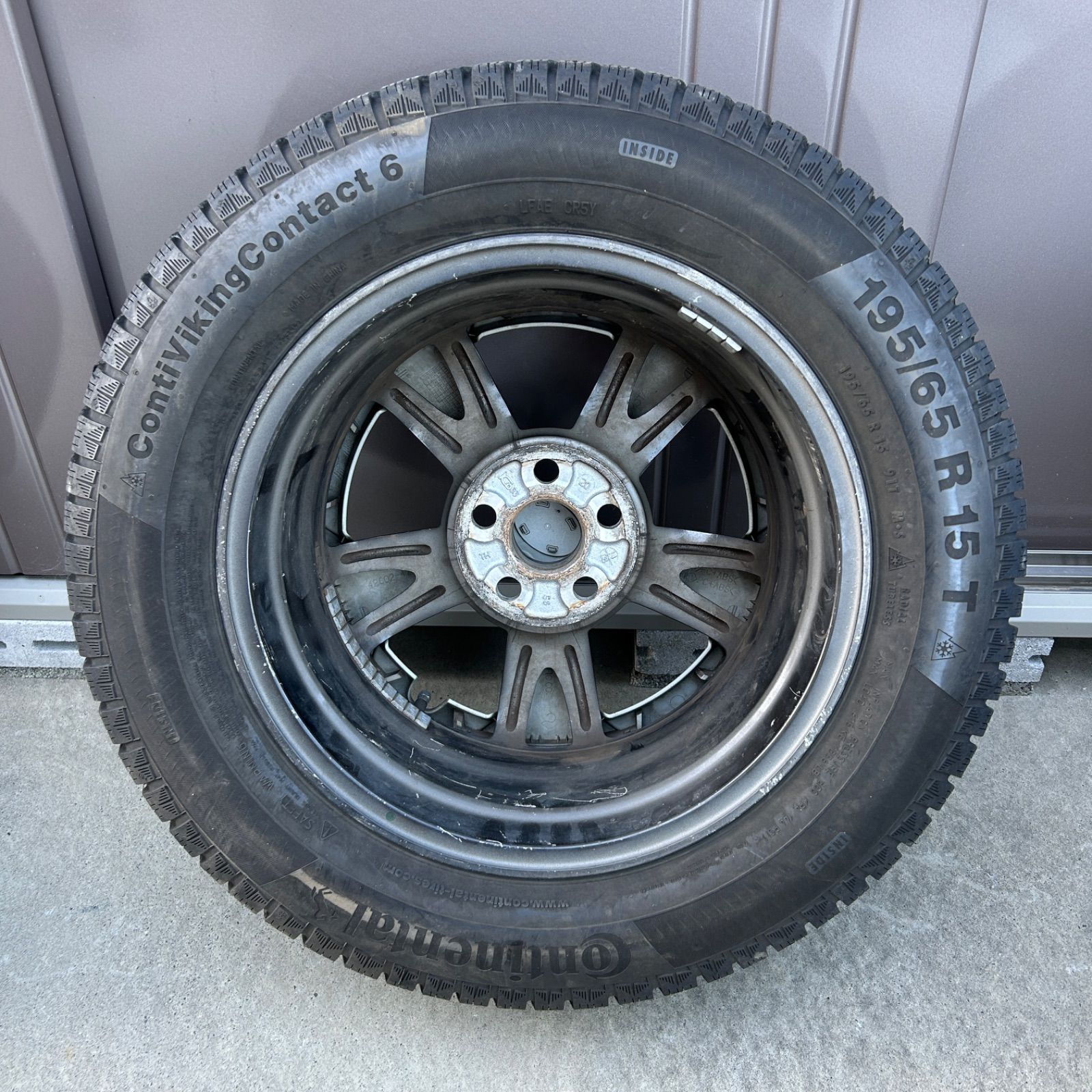 愛知県愛西市】30 プリウス 純正15インチ アルミホイル 4本セット 195