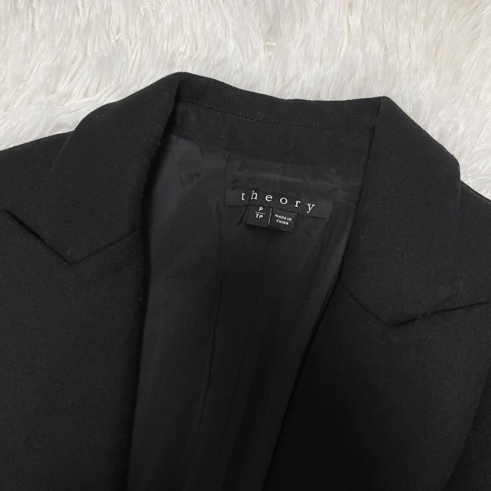 Theory 】滝沢眞規子着用 チェスターテーラードコートカシミヤ ウール