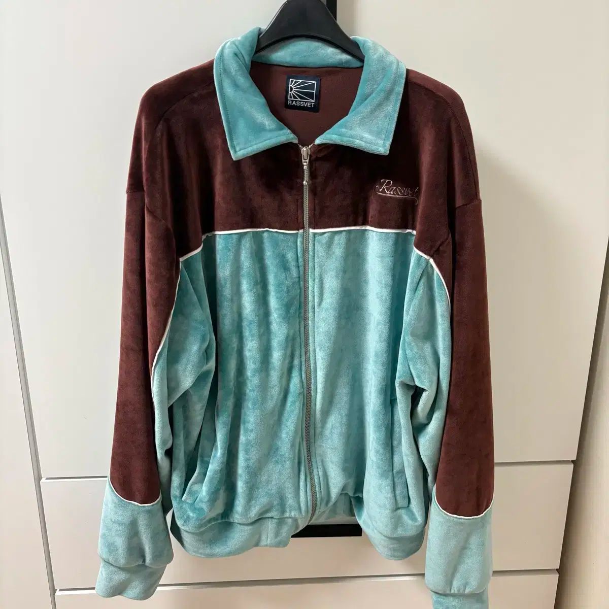 rassvet ツアーベルベット トラックジャケット S