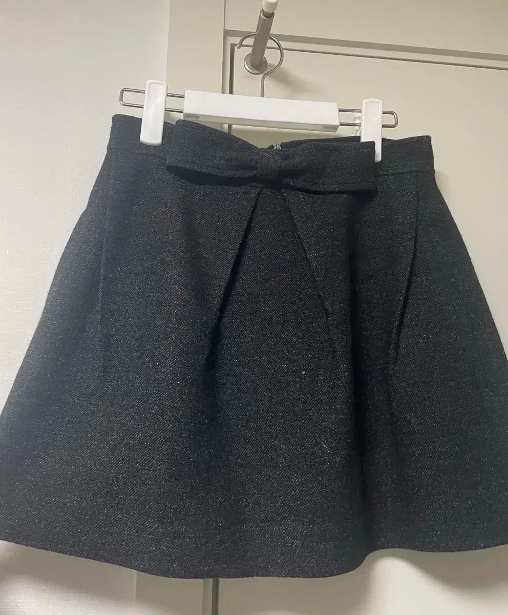 マロンエディション 23 winter ブラック ツイル ミニ スカート m