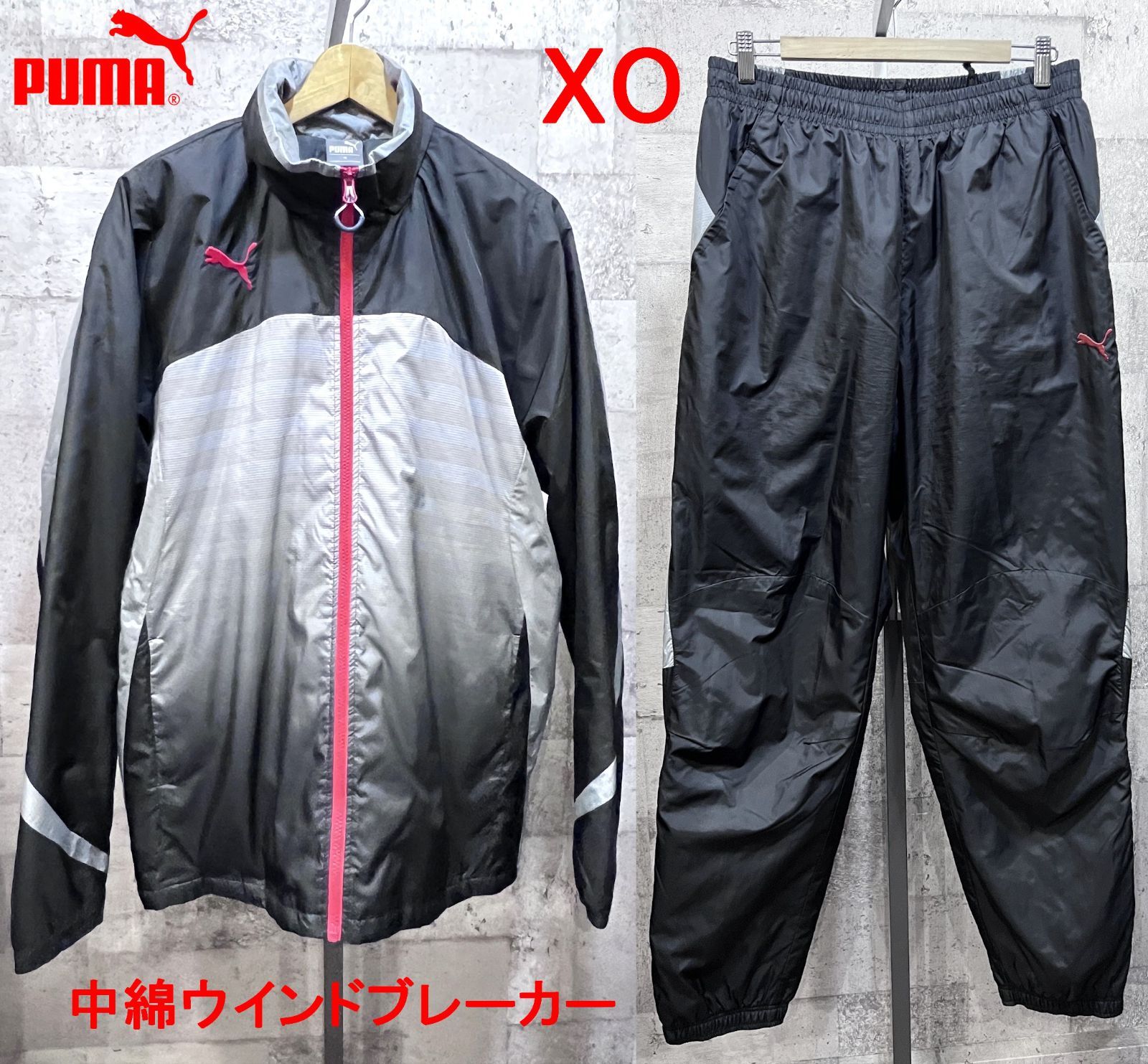 美品 プーマ PARA MEXICO 中綿 ウインドブレーカー 上下セットアップ