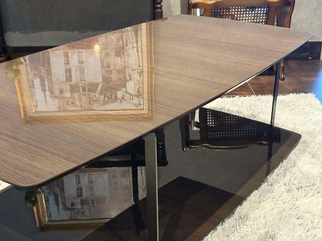 ① pamouna パモウナ センターテーブル モダン ローテーブル IR - メルカリ