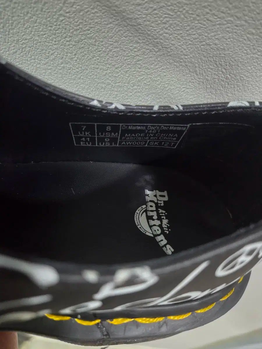 DR. MARTENS ドクターマーチン1461 LOVE - PEACE プリンティング シューズ