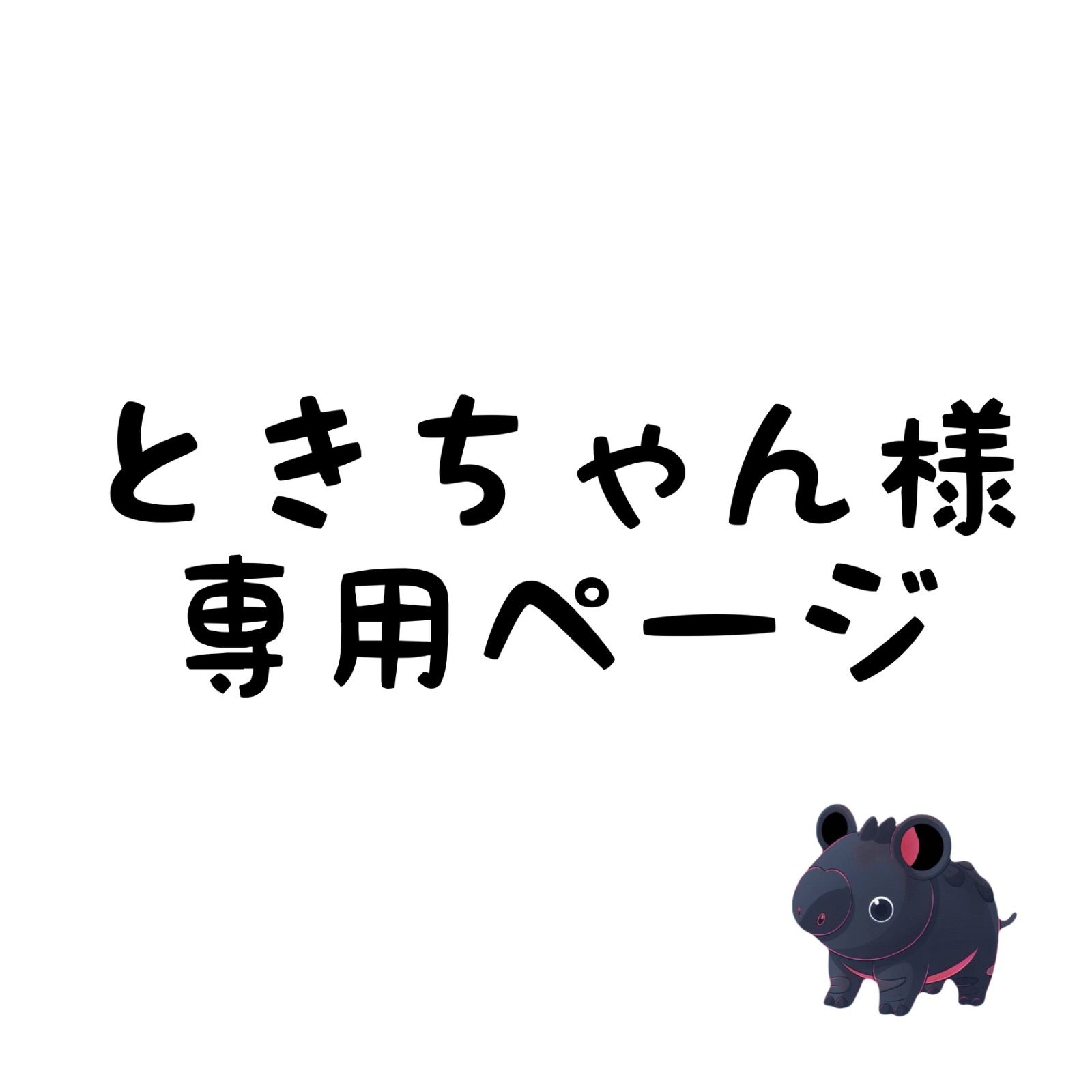 ときちゃん様専用ページ - メルカリ