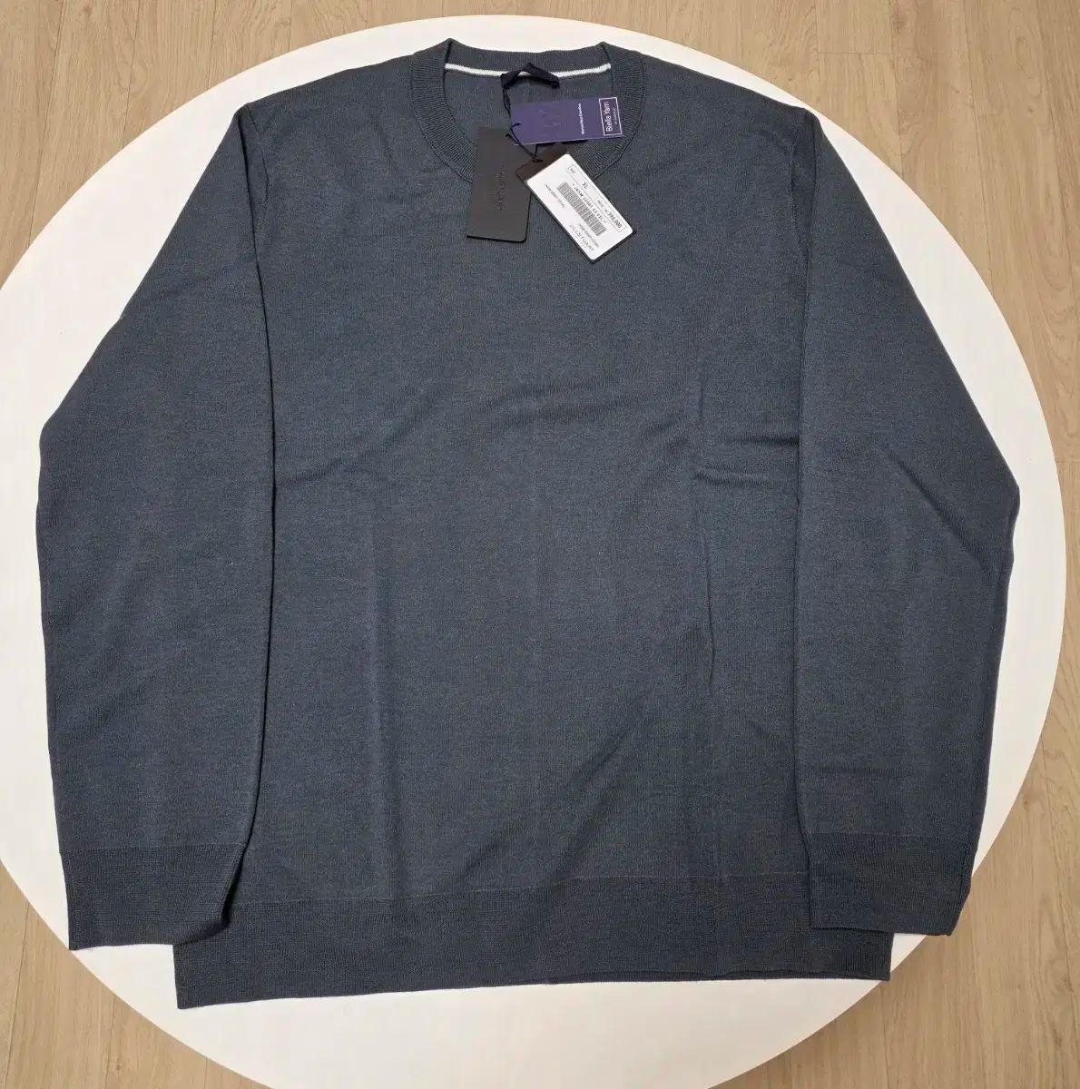 JILLSTUART NEWYORK ジルスチュアートニューヨーク イタリア ウール ニット セーター グレー XL 39万円