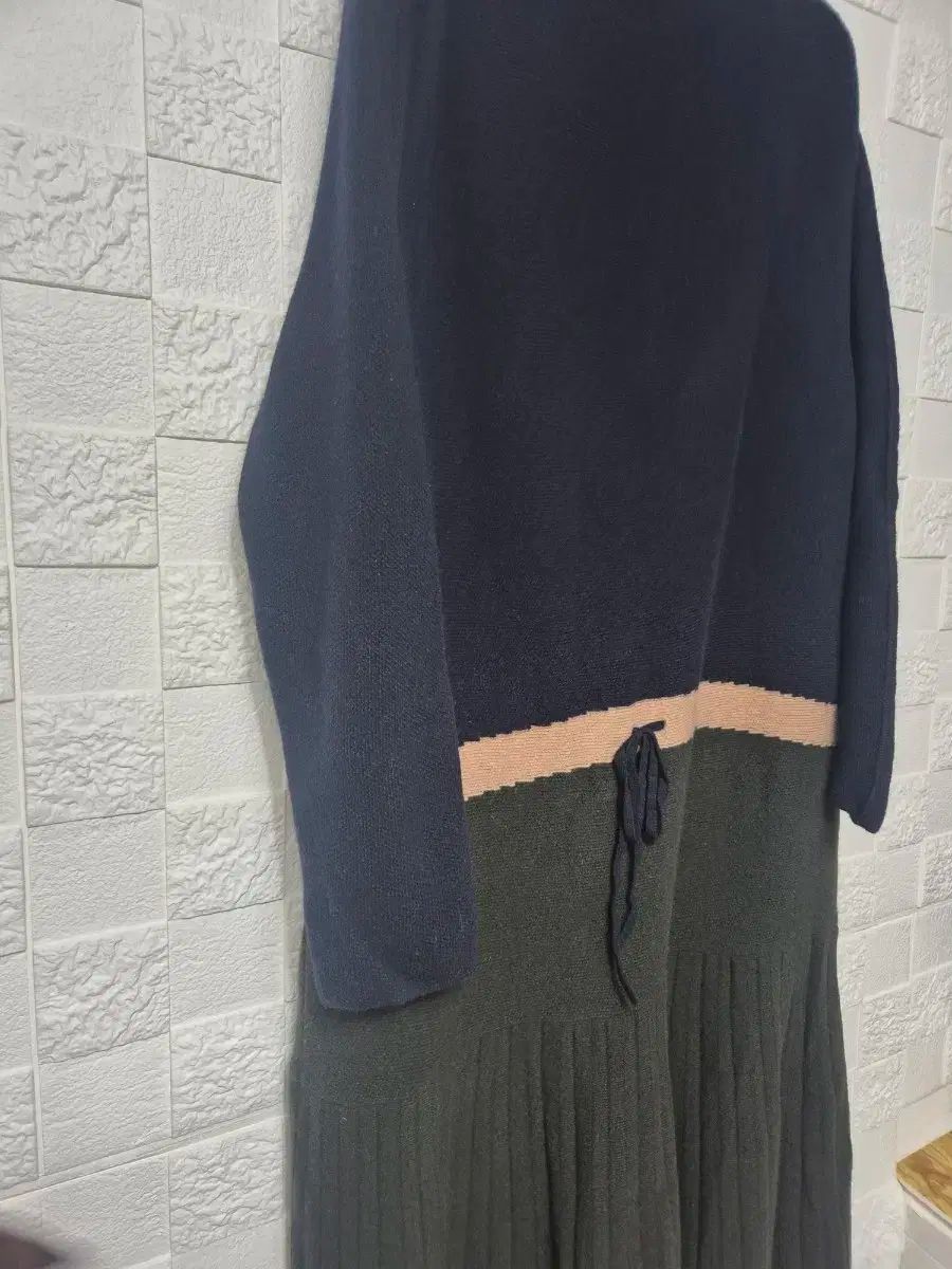  The HANDSOME SJSJ バイ ニット プリーツ Long ワンピースF 長袖 七分袖 その他