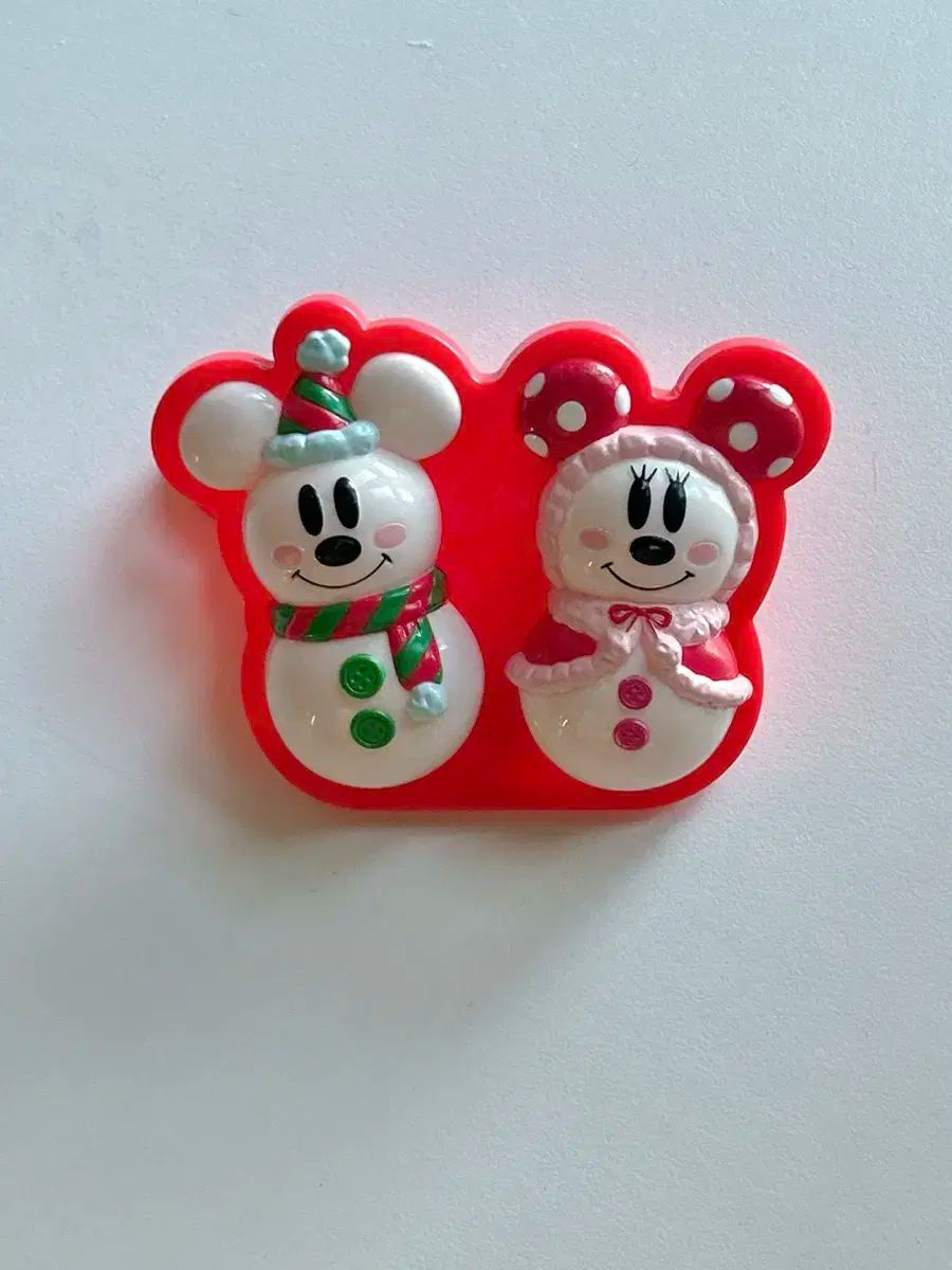 ディズニー ミッキーミニー 雪だるま マグネット クリップ - メルカリ