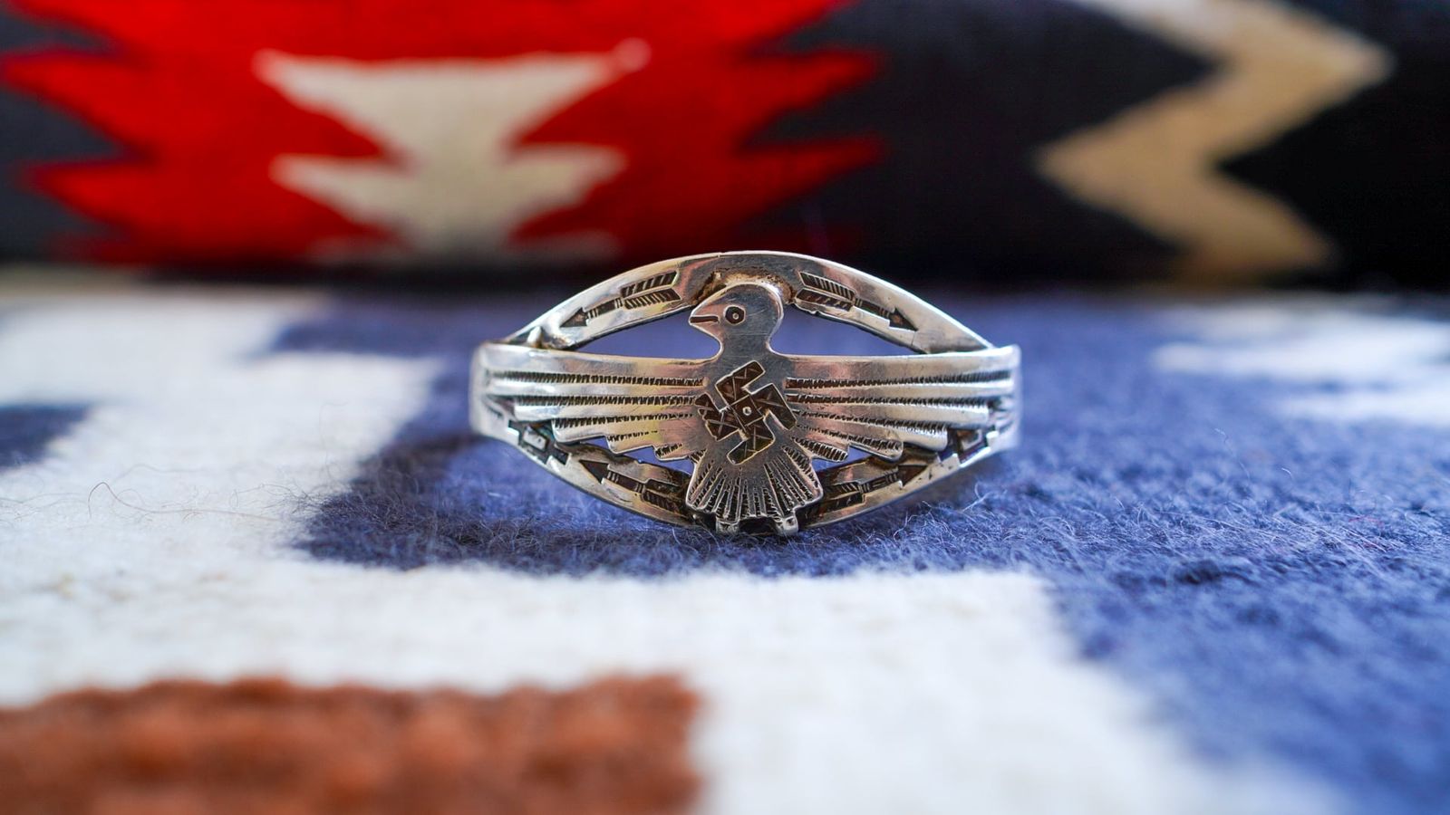 1920-1940s】ナバホ サンダーバード & スワスティカ 逆卍 & アロー