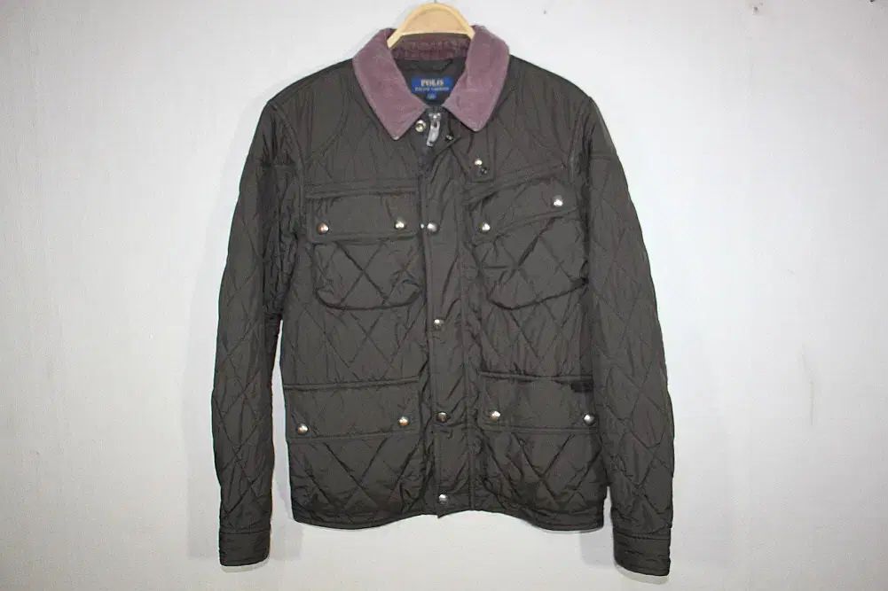 POLO RALPH ポロ キルティング ライダースジャケット M