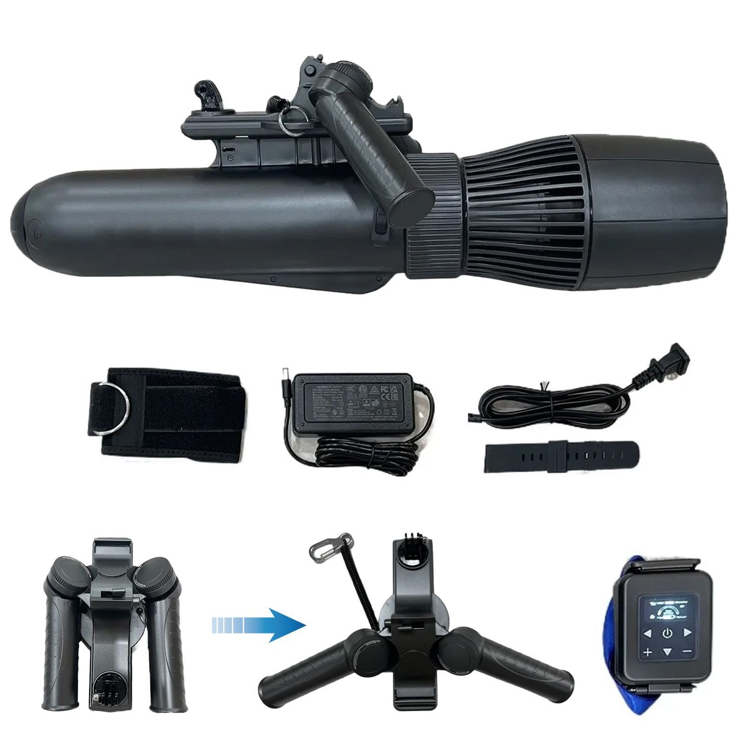 Kurflo 水中スクーター 小型 ブラシレス 水中スラスターセット 電動 