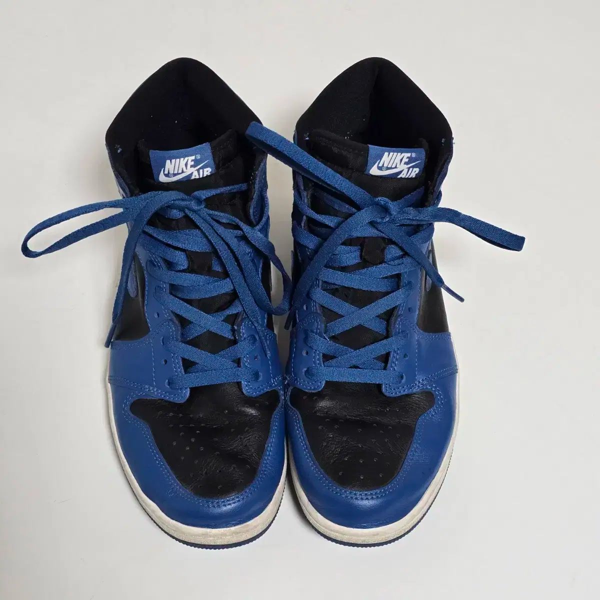 ナイキ エアジョーダン 1 ハイ ダークマリーナブルー スニーカー 275 cm