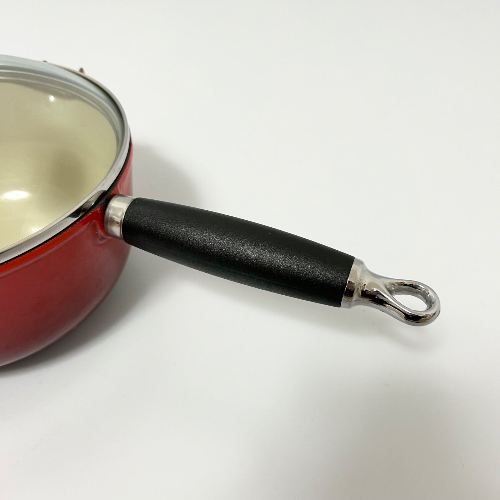 LE CREUSET ル クルーゼ ソースパン チェリーレッド 19cm パパライン 片手鍋 ガラス蓋 WWW_OPDRERGINERDOGAN_COM