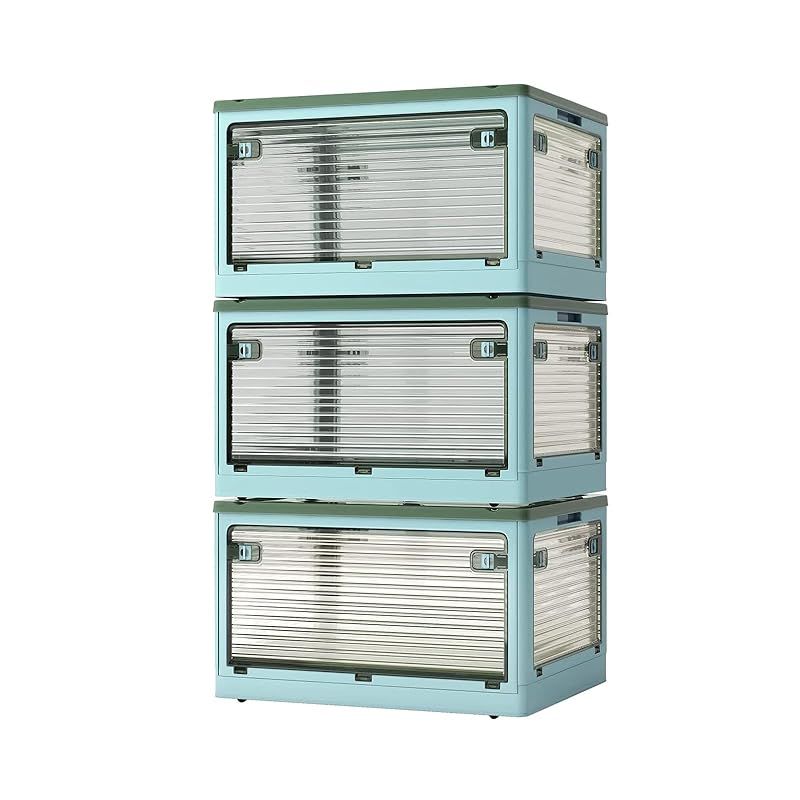 harumi 収納ボックス 収納ケース 折り畳み 116.5L 蓋付き 全方向から取り出せる 衣装ケース 積み重ね 衣装ボックス 折り畳み コンテナ ボックス 小物 衣類 布団 おもちゃ 収納ボックス キャスター付き 衣類収納ケース 収納箱 収納用品 家庭用