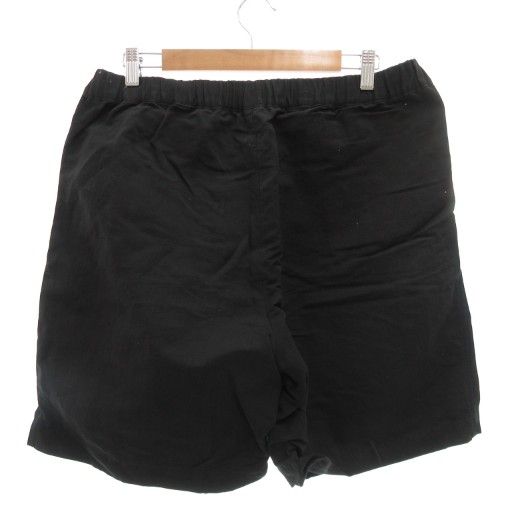 ビソウン BISOWN ショートイージーパンツ ハーフ ショーツ コットン リネン混 4 黒 ブラック GV