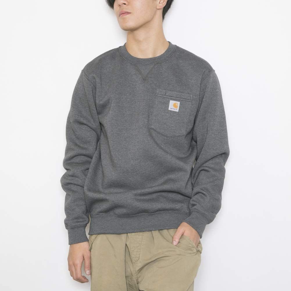 カーハート CARHARTT トレーナー メンズ 103852 L 並行輸入品 CARBON HEATHER L