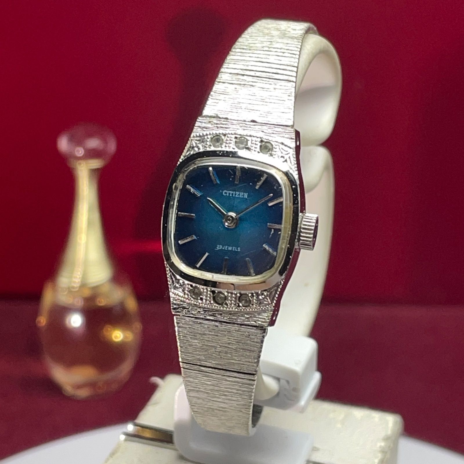 1973年製 CITIZEN ブレスレット 手巻 SSベルト WGPケース 稼働品 ヴィンテージ アンティーク 70 s シチズン