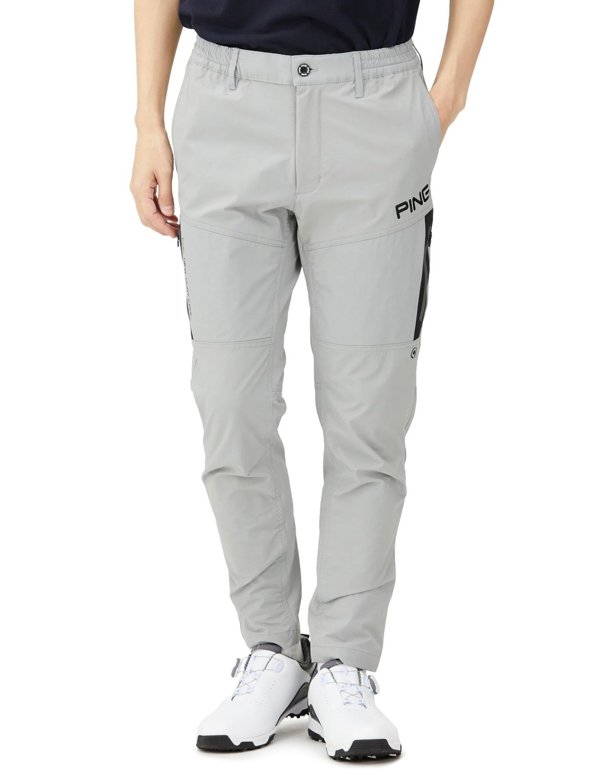 ピン アパレル メンズ テーパードパンツ CORDURA生地 全方向ストレッチ ゴルフ 621-4131105 020_グレー M 020_グレー M