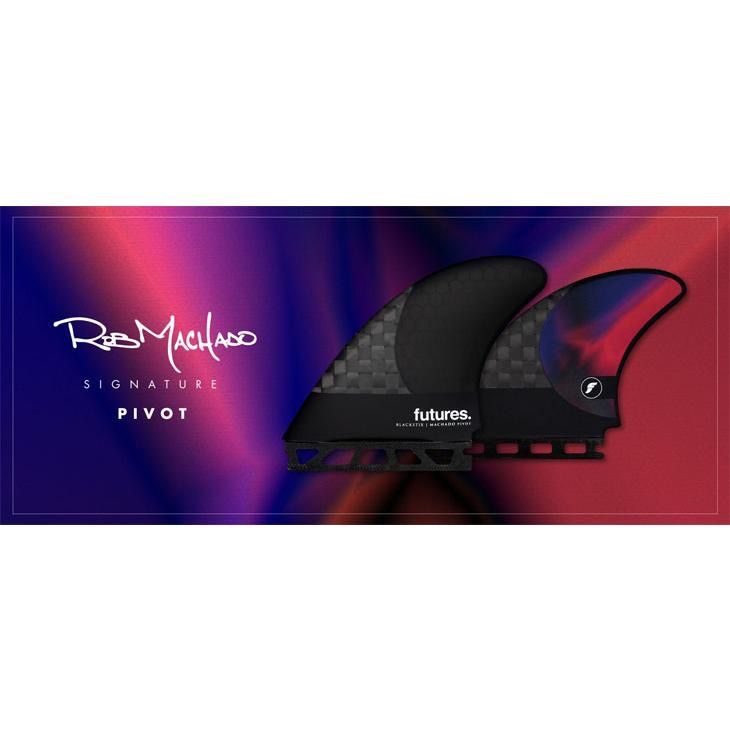  フューチャー フィン ロブマチャド ピボット ブラックスティックス Futures Fin Rob Machado Pivot BlackStix サーフボードフィン サーフィン ボディボード