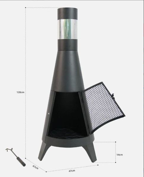 7 冬日戸外薪ストーブ囲炉裏家庭用暖炉煙突庭暖房ストーブ火鉢民宿焚き火ストーブ
