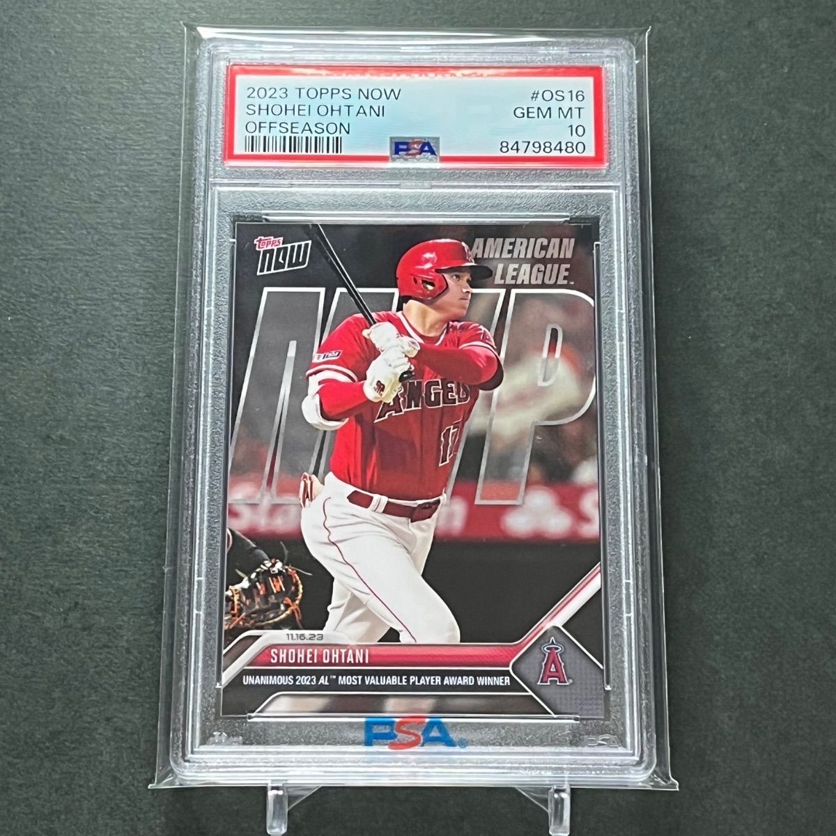 OS16【PSA10】大谷翔平選手 2023 Topps now(24時間限定販売カード